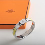 Okify Hermes Clic Cadenas H Vibration Bracelet Yellow - 5
