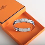 Okify Hermes Clic Cadenas H Vibration Bracelet Navy Blue - 3