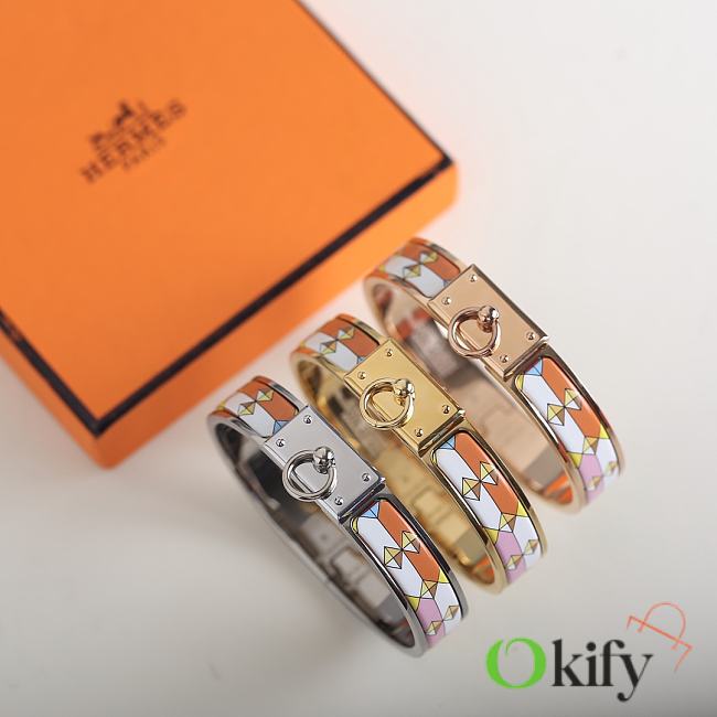 Okify Hermes Clic Cadenas H Vibration Colorful Lock Bracelet - 1
