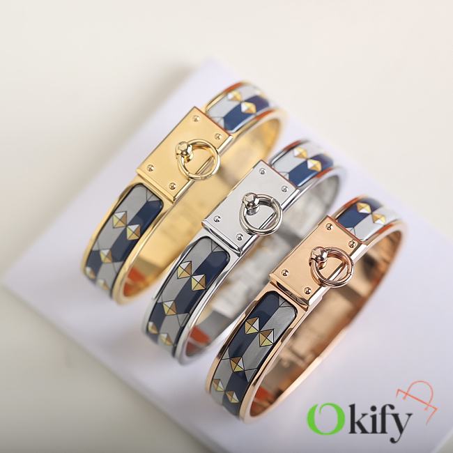 Okify Hermes Clic Anneau Colliers de Chiens Bracelet - 1