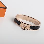 Okify Hermes Clic Anneau Bracelet Black - 3