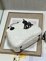 Okify Dior The Lady 95.22 White Silver Hardware 23cm - 2