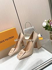 Okify LV Shake Pump Nude Pink Patent Calf Leather 8.5cm 1ABOVJ  - 2