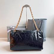 Okify Balenciaga Monaco Medium Chain Bag in Black Gold Hardware - 5