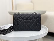 Okify CC Small Flapbag 20 Black Caviar Black Hardware - 6