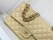 Okify CC Medium Flapbag 25 Light Yellow Caviar Gold Hardware  - 2