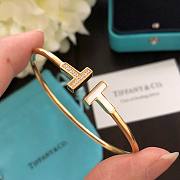 Okify Tiffany Bangle Bracelet with Dias 18k HK Setting  - 1