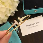 Okify Tiffany Bangle Bracelet with Dias 18k HK Setting  - 4