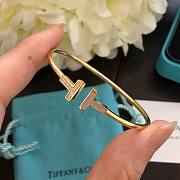 Okify Tiffany Bangle Bracelet with Dias 18k HK Setting  - 6