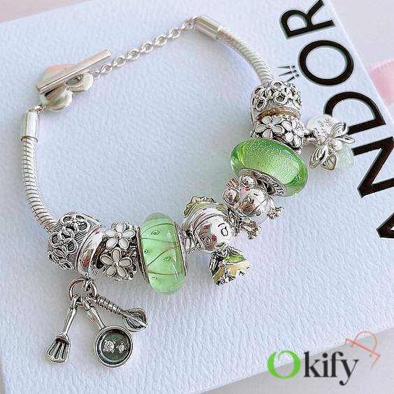 Okify Pandora The Princess and The Frog Green Bracelet - 1