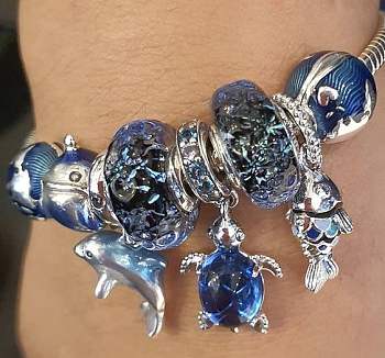 Okify Pandora Sea Charm Bracelet 