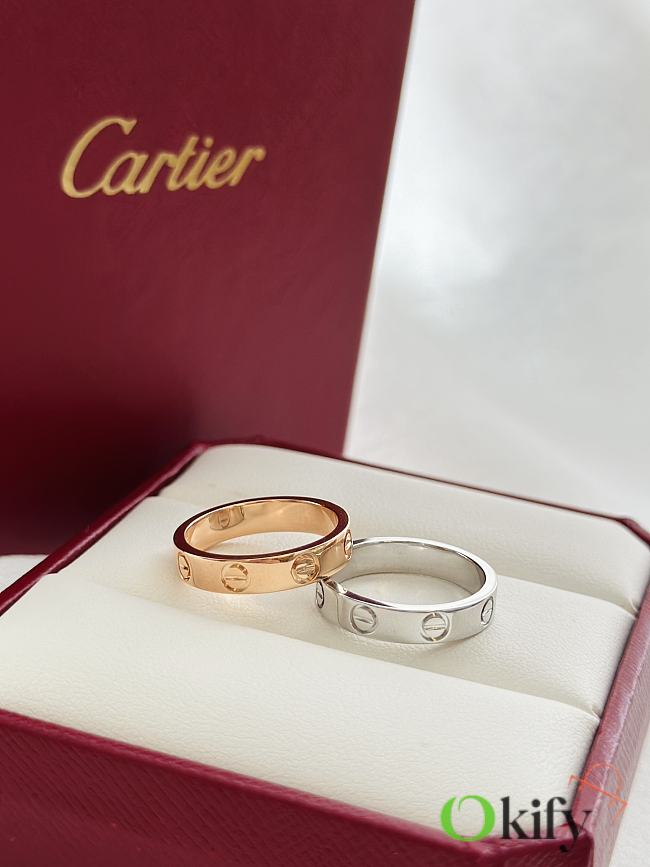 Okify Cartier Love Ring Wedding Band 3.6mm - 1