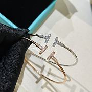Okify Tiffany T Wire Bracelet with Diamonds - 2