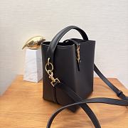 Okify YSL Le 37 Small in Shiny Leather Black  - 5