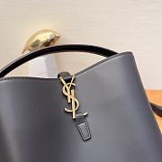 Okify YSL Le 37 Small in Shiny Leather Black  - 3