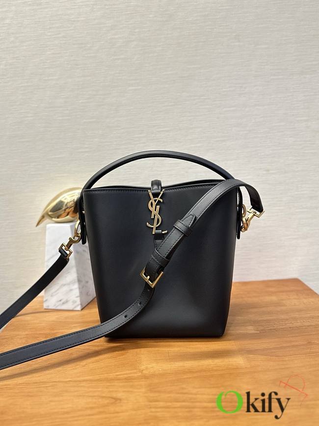Okify YSL Le 37 Small in Shiny Leather Black  - 1