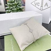 Okify VCA Sweet Alhambra 6 Motif Bracelet 18K White Gold - 4