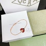 Okify VCA Lucky Spring Bracelet Open Wings Ladybug Rose Gold - 5