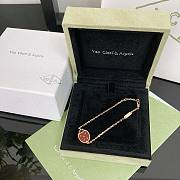 Okify VCA Lucky Spring Bracelet Closed Wings Ladybug Rose Gold - 6