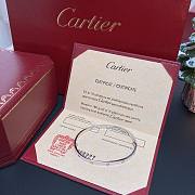 Okify Cartier Love Bracelet Small Model 6 Diamonds 3.65 mm White Gold - 5