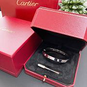 Okify Cartier Love Bracelet 4 Diamonds 6.1mm White Gold - 3