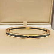 Okify Bvlgari B.zero1 Bracelet 18k Rose Gold with Black Ceramic - 1