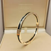 Okify Bvlgari B.zero1 Bracelet 18k Rose Gold with Black Ceramic - 4