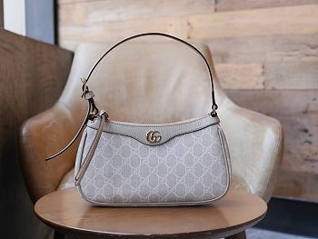 Okify Gucci Ophidia Small Handbag Beige and White GG Supreme Canvas