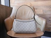 Okify Gucci Ophidia Small Handbag Beige and White GG Supreme Canvas - 2