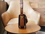 Okify Gucci Horsebit 1955 Mini Rounded Bag Brown Leather - 5