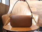 Okify Gucci Horsebit 1955 Small Shoulder Bag Brown Leather - 3