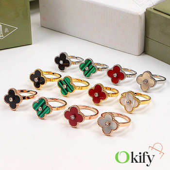 Okify VCA Vintage Alhambra Ring Diamond
