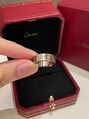 Okify Cartier Love Ring White Gold - 6
