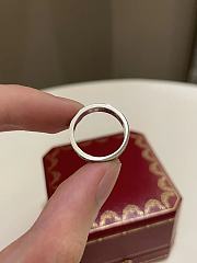 Okify Cartier Love Diamond Paved Ring White Gold - 2