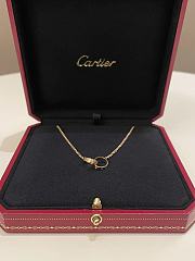 Okify Cartier Love Necklace Rose Gold - 2
