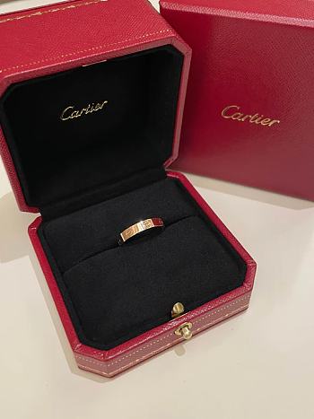 Okify Cartier Love Wedding Band Ring Rose Gold
