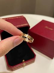 Okify Cartier Love Wedding Band Ring Rose Gold - 3