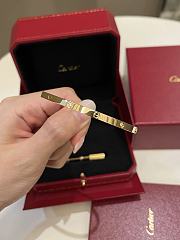 Okify Cartier Love Bracelet 6 Diamonds Yellow Gold - 4