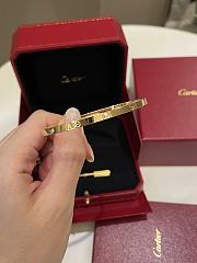 Okify Cartier Love Bracelet 6 Diamonds Yellow Gold - 3
