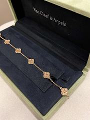 Okify VCA Sweet Alhambra 6 Motifs Bracelet Rose Gold - 4