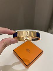 Okify Hermes Clic H Bracelet Blue Imerial  - 3