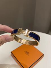 Okify Hermes Clic H Bracelet Blue Imerial  - 6