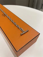 Okify Hermes Chain D Ancre Bracelet 925 Silver - 3