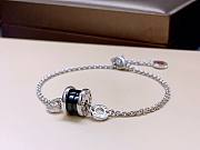 Okify Bvlgari Save The Children Bracelet Silver Black Ceramic - 1