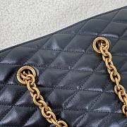 Okify YSL Pochon Matelasse Leather Shoulder Bag in Black - 2