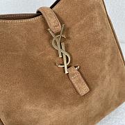 Okify YSL Le 5 A 7 Supple Small Suede Brown Caramel - 5
