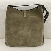 Okify YSL Le 5 A 7 Supple Large Suede Barley Green - 4