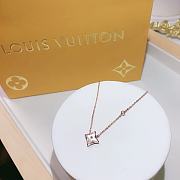 Okify LV Color Blossom Star Pendant Necklace Rose Gold White Mother Of Pearl Q93521 - 2