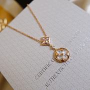Okify LV Colour Blossom Necklace Pink Gold Pink Mother Of Pearl White Mother Of Pearl and Diamond Q94355 - 4