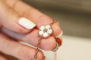 Okify VCA Bracelet Lucky Spring 5 Motifs Rose Gold Mother Of Pearl - 2